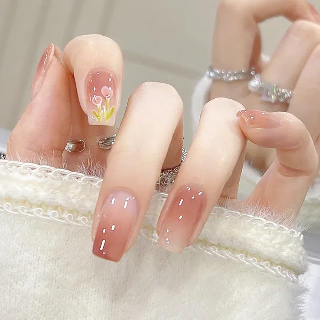 FASHIONHARBOUR Fashionharbour 24 Reusable Artificial Fake Nail Set Lightweight Long Lasting Easy To Use Quick Fix For Festivals Special Occasions - Image 2