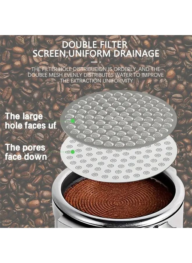 2 3 Inch Espresso Puck Screen Reusable Stainless Steel Filter For Portafilter Basket - Image 2