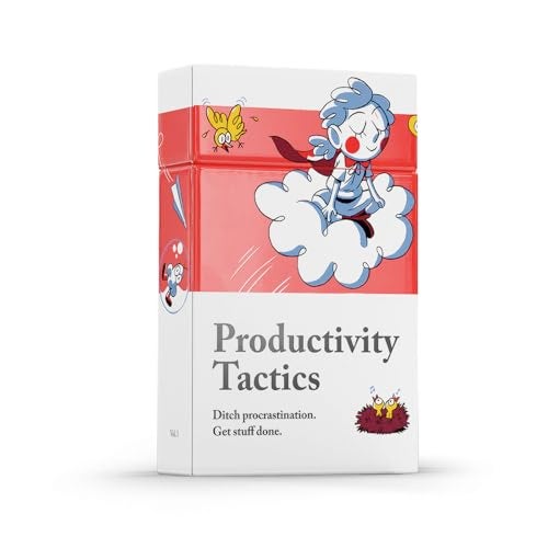 Pip Decks Productivity Tactics Official 54Card Deck to Improve Focus Beat Procrastination and Get Things Done - Image 1