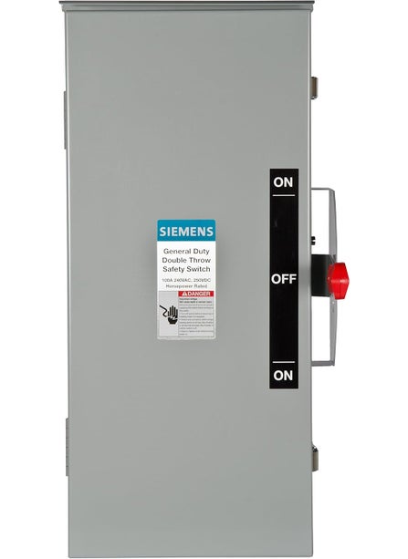 Siemens DTGNF323R 100Amp 3 Pole 240volt 3 Wire NonFused General Duty Double Throw Type 3R - pzsku/ZC85BF5713409CF56ED6BZ/45/1747233840/3129f5cb-a91d-4406-a2db-e693366fbfb8