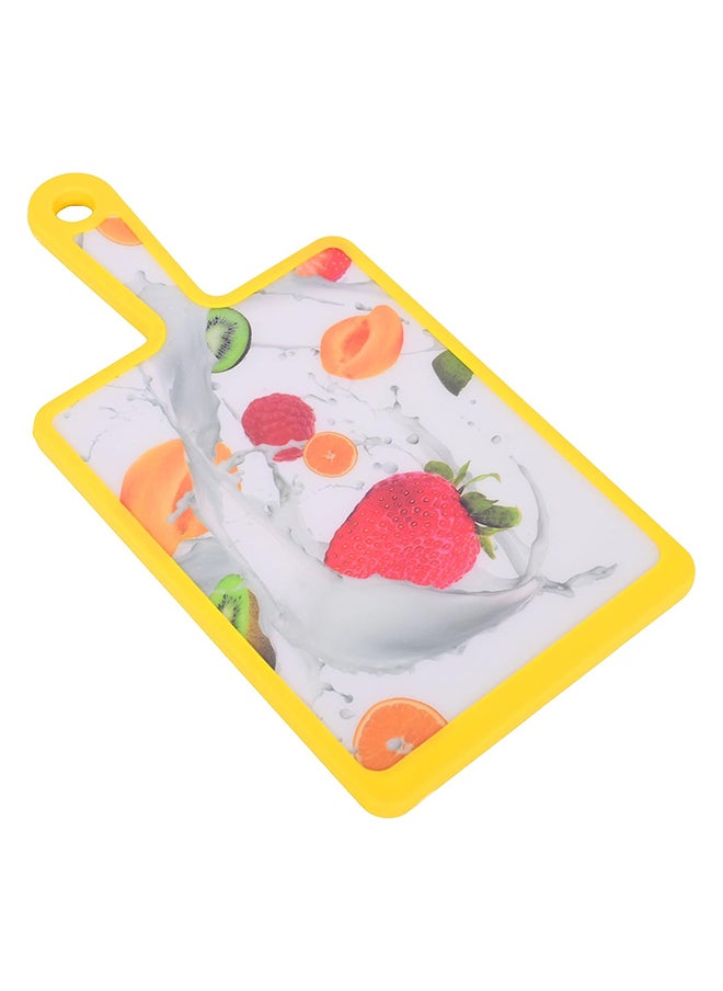Home Pro - Homepro Cutting Board For Kitchen Bpa Free Chopping Board Plastic Chopping Board Set With Non-Slip Base Easy Grip Handle & Non-Porous Chopping Cutting Board – (Yellow) - Image 1