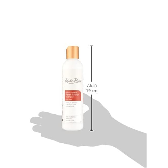 Rucker Roots Nourish + Restore Papaya & Mango Shampoo| Sulfate-Free| Cleansing| Repairs Damage| - Image 5