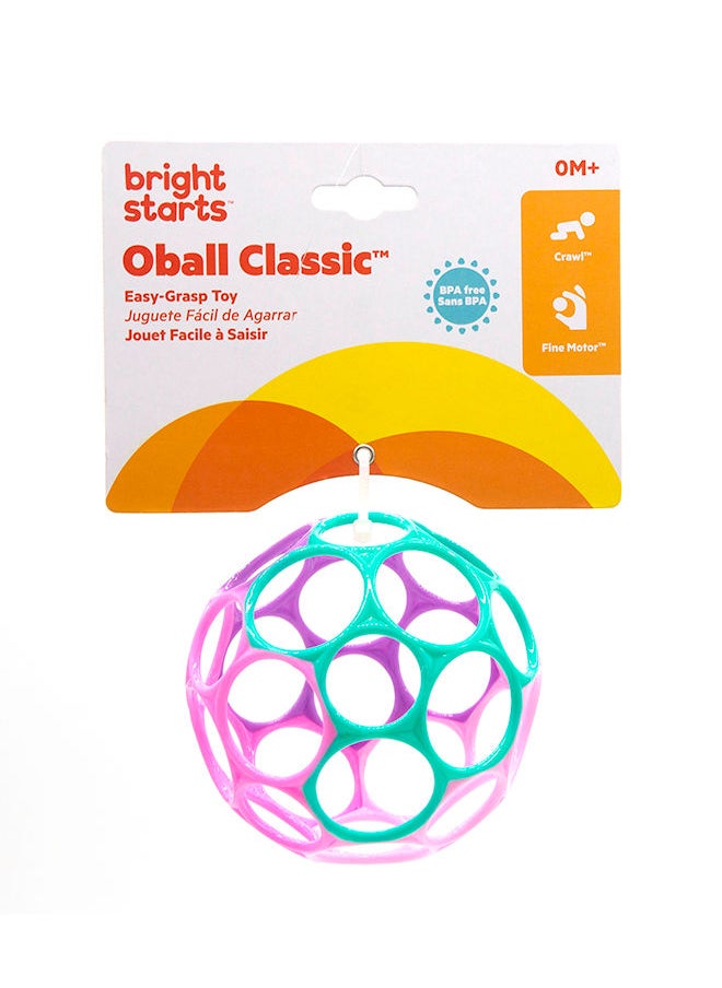 Bright Starts - Oball Classic - Pink/Purple - Image 1