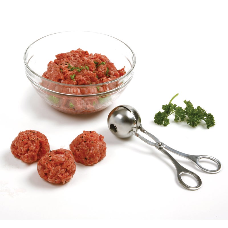Norpro 155 Stainless Steel Mini Meat Baller Silver, 1.25in/3cm - Image 2