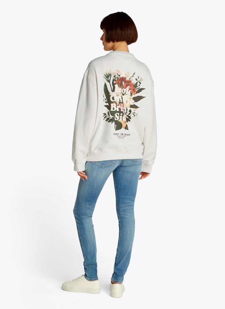 TOMMY JEANS Graphic Crew Neck Sweatshirt  - Image 2