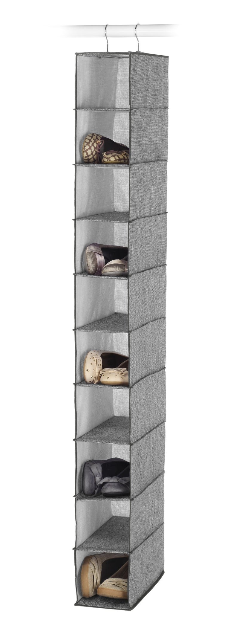 Whitmor Hanging Shoe Shelves - Crosshatch Gray - Image 1