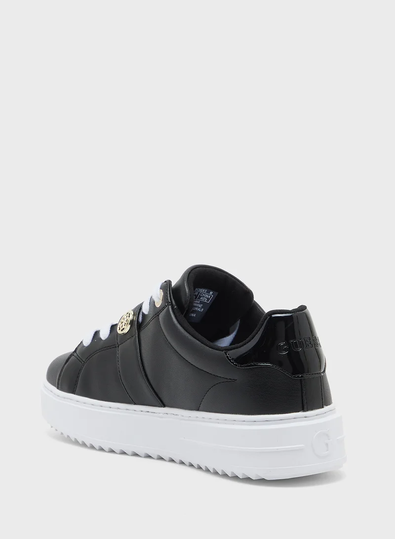 GUESS Lace Up Low Top Sneakers