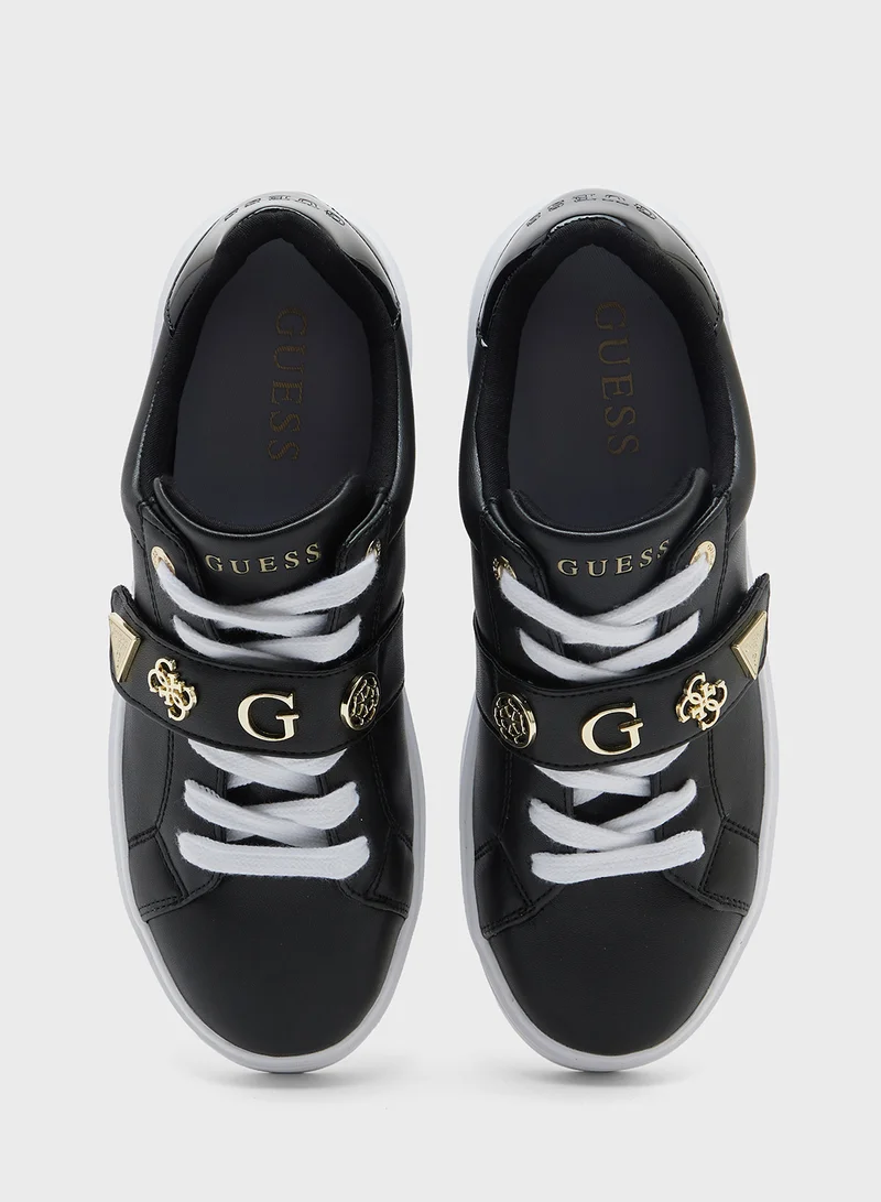 GUESS Lace Up Low Top Sneakers