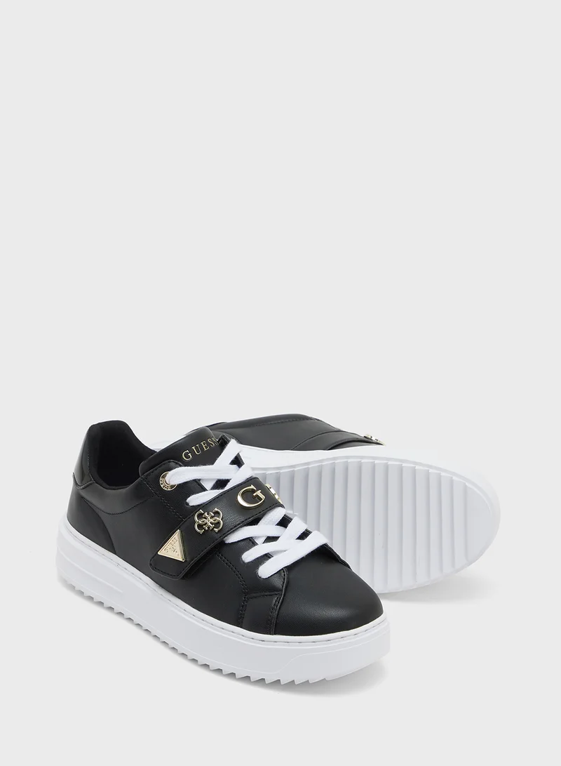 GUESS Lace Up Low Top Sneakers