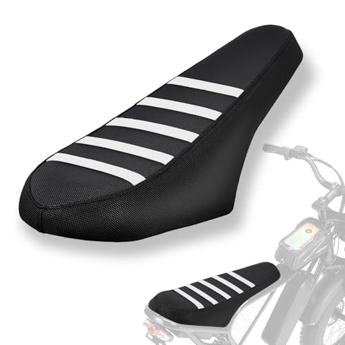 IUVWISN NonSlip Seat Cover Compatible Fit for Ridstar Q20Q20 Pro Lite EBike EBike Electric Bike Soft Seat Cover White - Image 1
