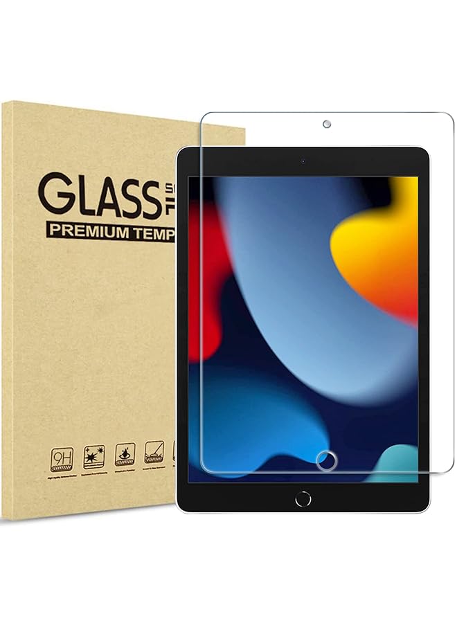 Procases 1 Pack Ipad 10.2 9Th Generation 2021 8Th 2020 7Th 2019 Screen Protector Tempered Glass Screen Film Guard For iPad 10.2 Inch 9Th A2602 A2603 8Th A2270 A2428 7Th A2197 A2198 A2200 - Image 1