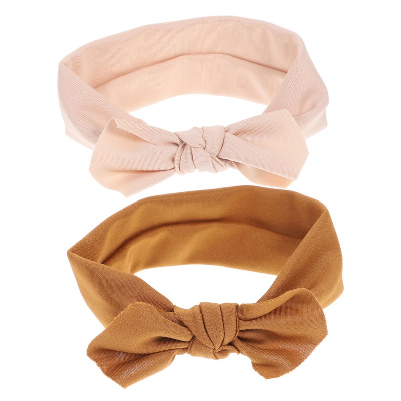 2 Pack Elastic Hair Bows For Girls And Boys Hairband Headbands Hair Decoration - Image 2