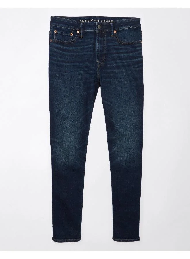 American Eagle Airflex+ Rinse Wash Relaxed Fit Jeans