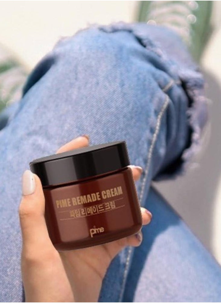 pime - PIME REMADE Cream 50g Brightens & Moisturizes Skin, Korea beauty with Fermented Natural Ingredients Skin Toning Creme Day or Night for Elasticity 50g - Image 1