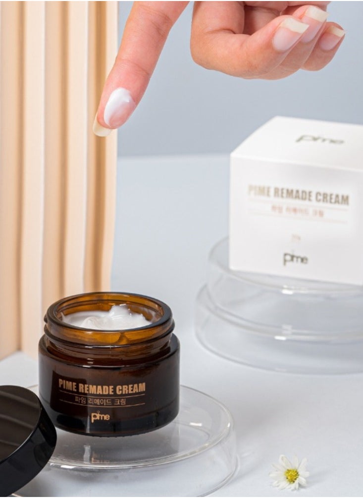 pime - PIME REMADE Cream 50g Brightens & Moisturizes Skin, Korea beauty with Fermented Natural Ingredients Skin Toning Creme Day or Night for Elasticity 50g - Image 1