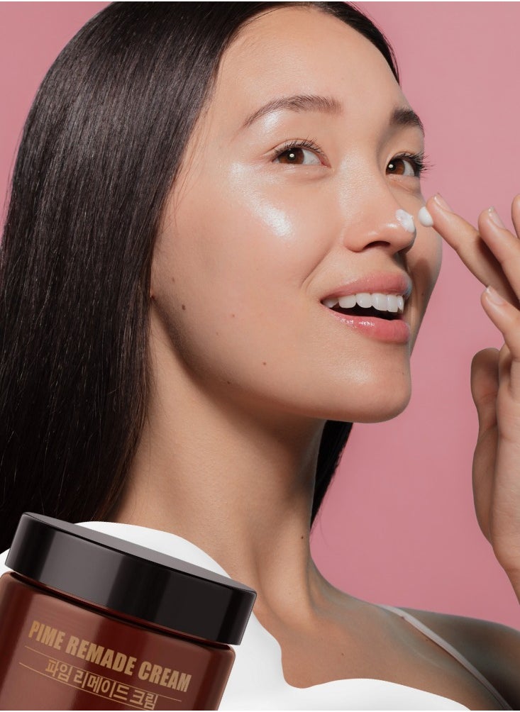pime - PIME REMADE Cream 50g Brightens & Moisturizes Skin, Korea beauty with Fermented Natural Ingredients Skin Toning Creme Day or Night for Elasticity 50g - Image 1