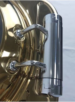 HTH 6.0L Arabic Golden Chafing Dish Buffet Set Stainless Steel Buffet Servers and Warmers Round Chafer Food Warmer with Glass Lid for Party Wedding Catering  - Image 5