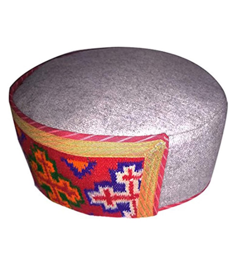 Vastraa Fusion Store Vastraa Fusion Unisex Woolen Kullu/Himachali Cap (Pack of 1) - Image 2