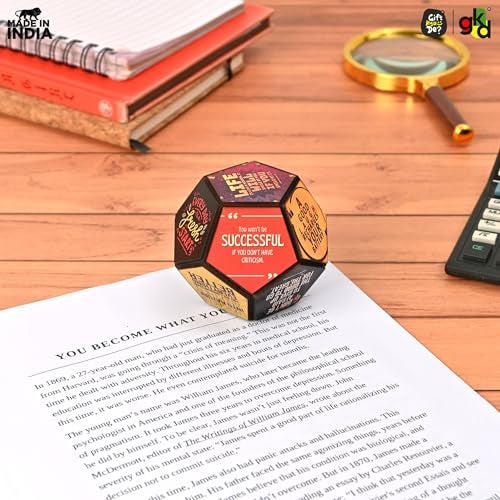Gift Kya De GKD Wooden Paperweights Pentagon Style - Paper Weight for Office Table Stylish Paper Weight, Decorative and Functional Office Accessories, Quality Wooden Desk Decor (Pentagon) - Image 1