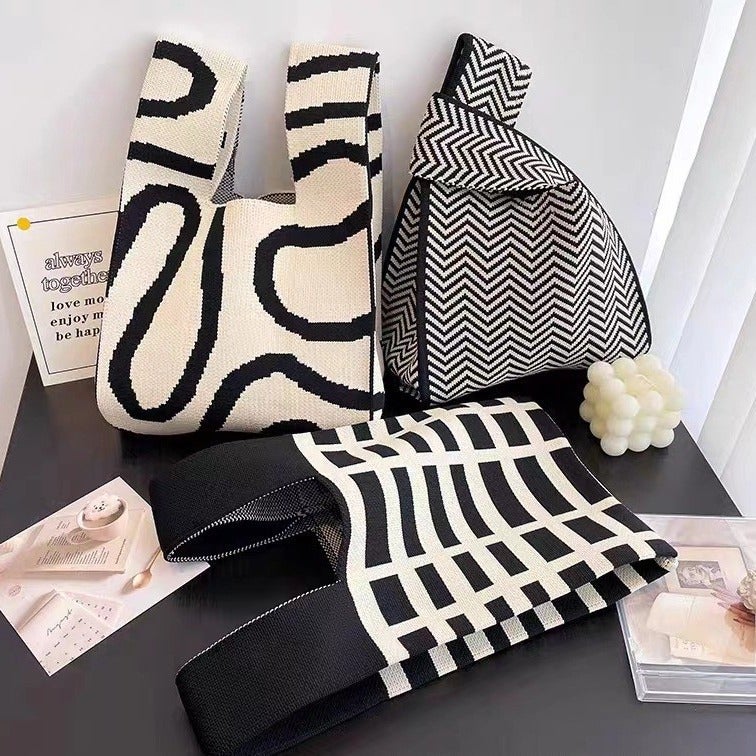 Knitted Handbag Bag Women'S Handbag Hand Gift 100-Day Banquet Vest Bag Knitted Bag Knitted Bag Factory - Image 3