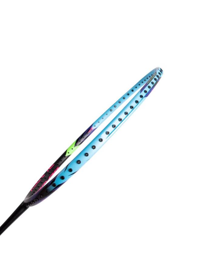 Li-Ning مضرب بادمنتون لي نينغ فنغ يينغ 100 أزرق أوريورا، نوع سرعة كامل من الكربون مضرب فردي Aypv041-5، مضرب فردي 5u مع خيط مسبق الشد - Image 3