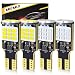 MIFMIA 912 921 LED Bulbs for Cargo Light High Mount Stop 3rd Brake Light Combo WhiteRed High Power 27SMD Chipsets 400 Brighter T15 906 904 W16W Upgraded Pack of 4 - Image 2