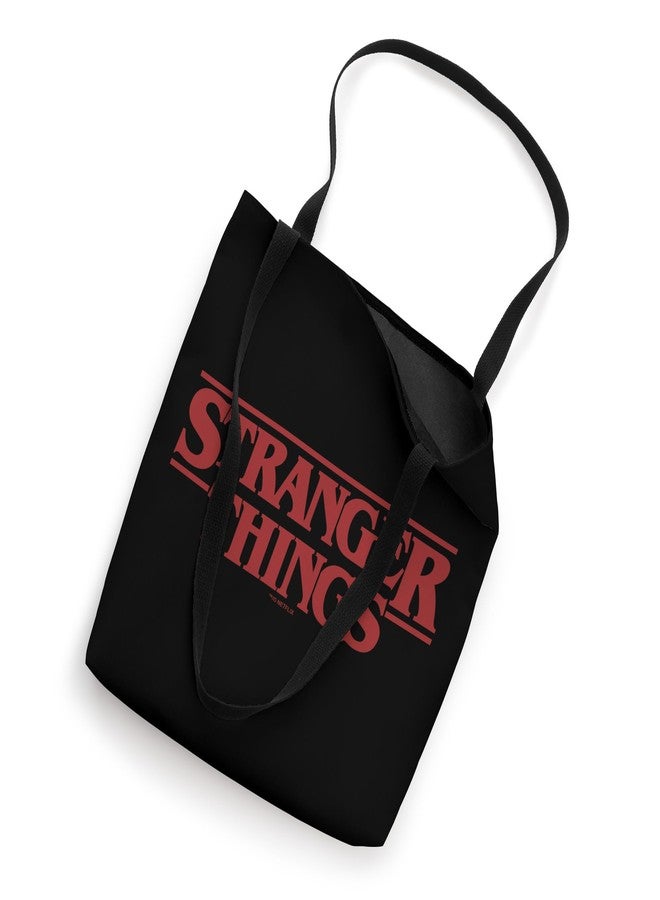 Stranger Things Netflix Stranger Things Solid Logo Tote Bag - Image 2