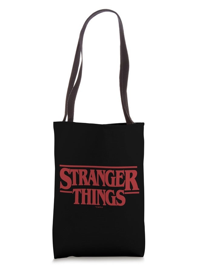 Stranger Things Netflix Stranger Things Solid Logo Tote Bag - Image 1