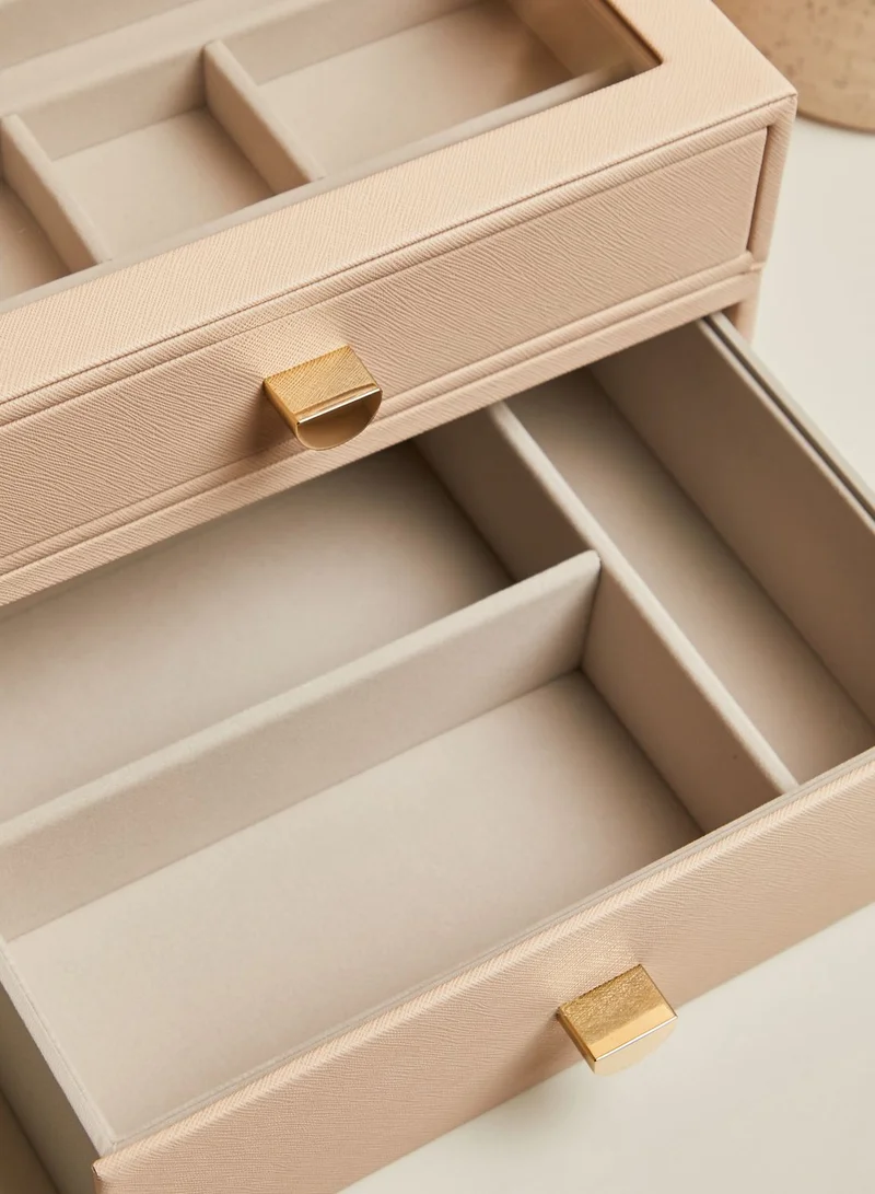 Stackers Blush Set Of 2 Classic Drawer