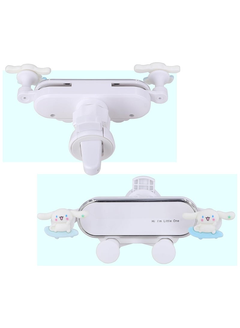 General Anime Cinnamoroll Cute Car Phone Holder Universal Vent Car Phone Holder Mount Hands Free Easy Clamp Holder Fits All Smartphones  - Image 2