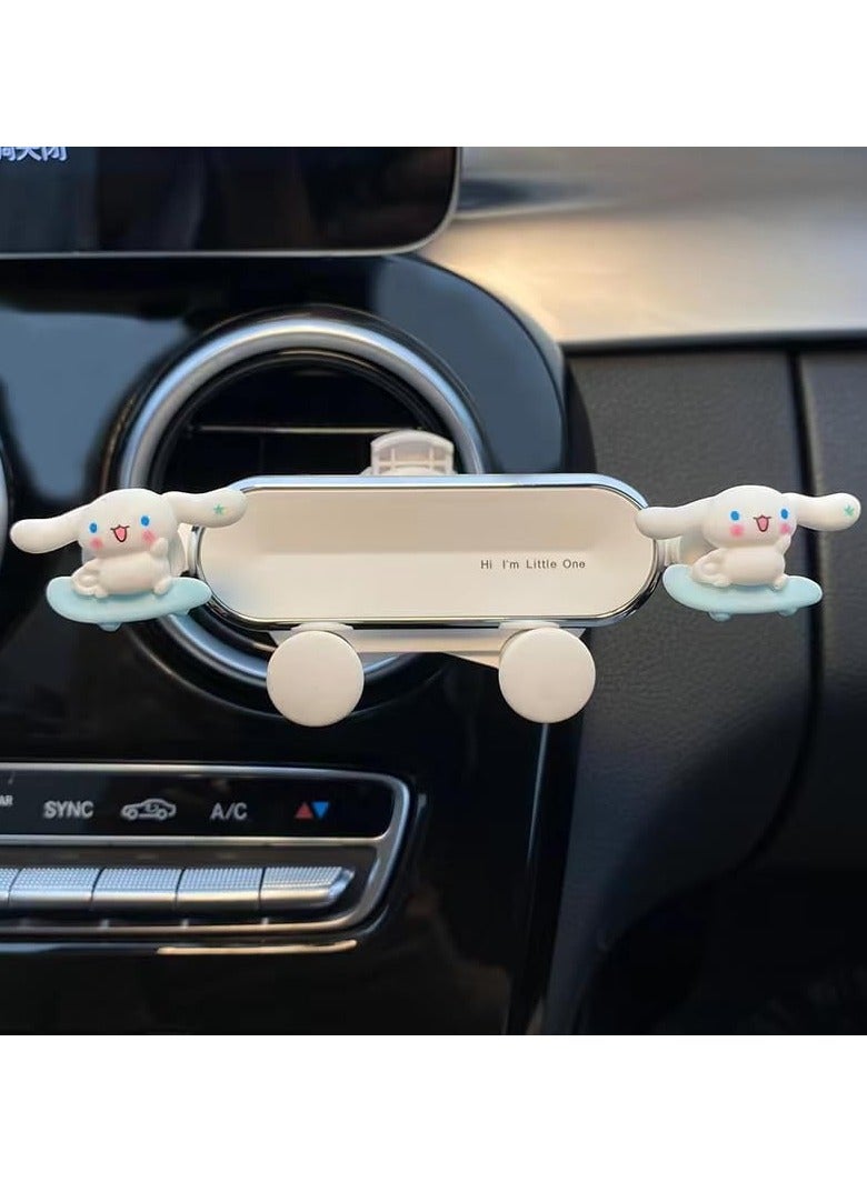 General Anime Cinnamoroll Cute Car Phone Holder Universal Vent Car Phone Holder Mount Hands Free Easy Clamp Holder Fits All Smartphones  - Image 4