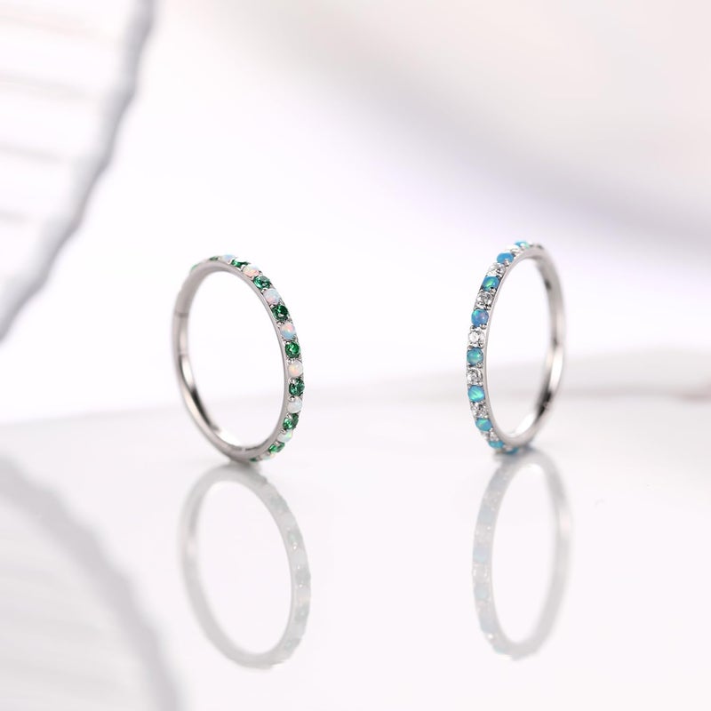 FUNLMO Store 20G 18G 16G 12G Nose Ring Hoop Conch Rook Daith Helix Tragus Piercing Jewelry 316L Surgical Steel Cartilage Earring Conch Hoop Earring Septum Jewelry Belly Lip Ring 5mm to 14mm - Image 4