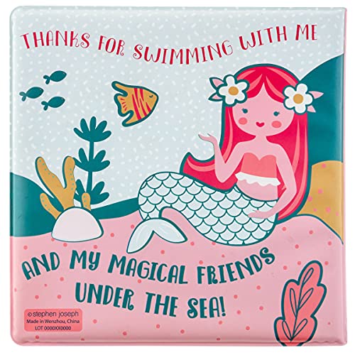 Stephen Joseph, Floating Color Changing Bathtime Book, Toddler Bath Toys, Mermaid - Image 2