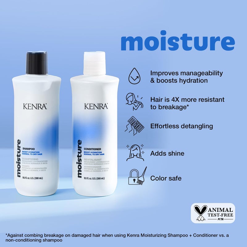 Kenra Professional Moisture Conditioner | Boost Hydration | Improve Manageability and Shine | Nourish Dry Hair | Color Safe | Efforless Detangling | Normal to Dry Hair | 33.8 fl. oz. - Image 2