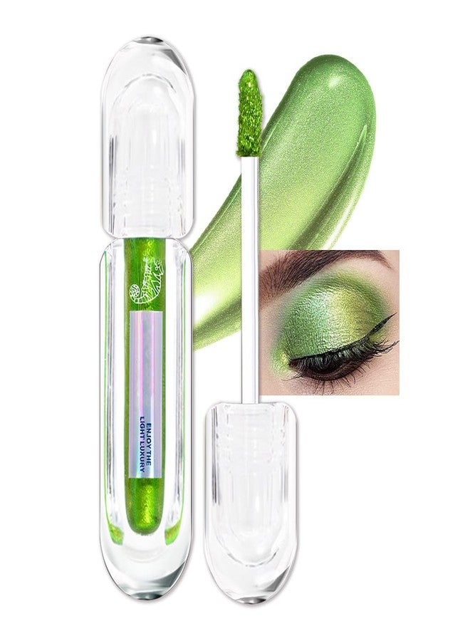 AMY'S DIARY Duochrome MultiChrome Chameleon Liquid Metallic Eyeshadow, High-Impact Multi-Dimensional Finish,Green Silky Smooth and High Pigment Holographic Glitter Eyeshadow Makeup (01#) - Image 1