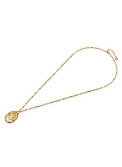 ESCADA Grace Gold Plated 316L Stainless Steel Pendant Necklace for Women, 700mm