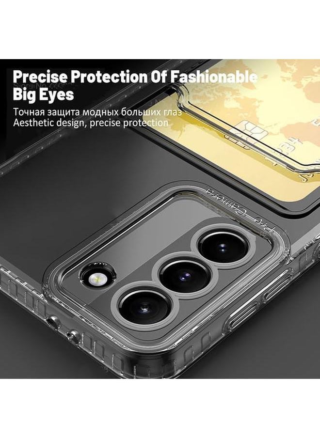 1 Plus 2 Compatible With Samsung Galaxy S20 Fe 5G Privacy Screen Protector With Case Cover Anti Spy Tempered Glass Screen Protector Full Coverage Protection Clear Case With Card Slot