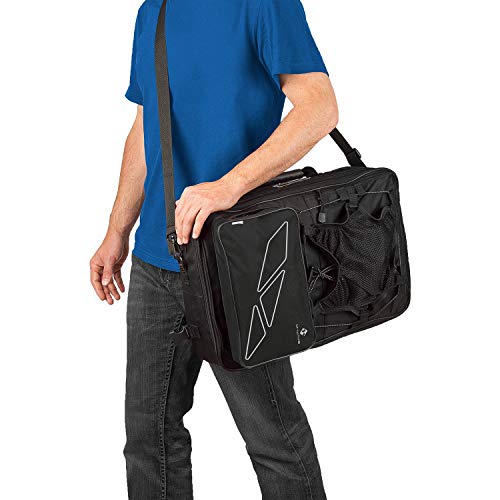 M-Wave Bicycle Cycling Triple Pannier Bag, Black - Image 5