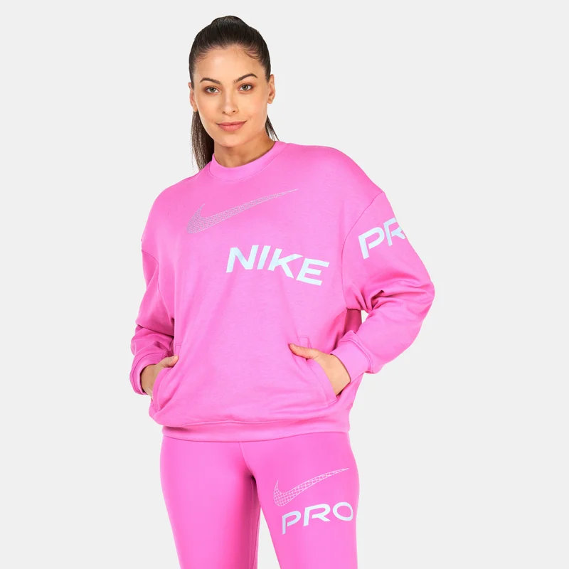 Nike Women's Dri-FIT Get Fit Graphic Crew Sweatshirt