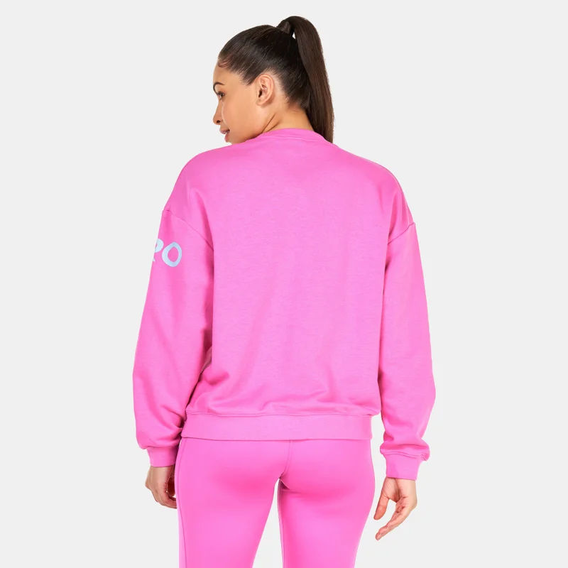 Nike Women's Dri-FIT Get Fit Graphic Crew Sweatshirt
