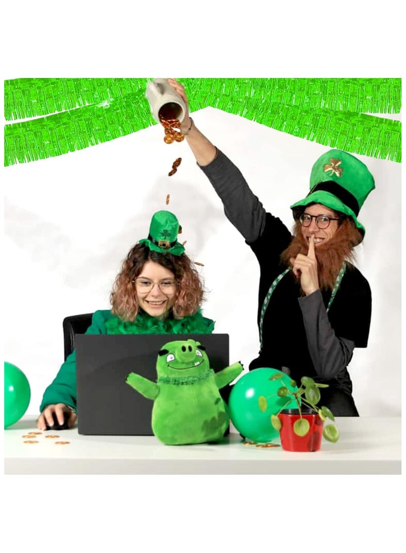 Anna 30x200cm Birthday Party Backdrop Decor - Glossy Fringe Tassel Curtain Banners (Set of 12) - Image 5