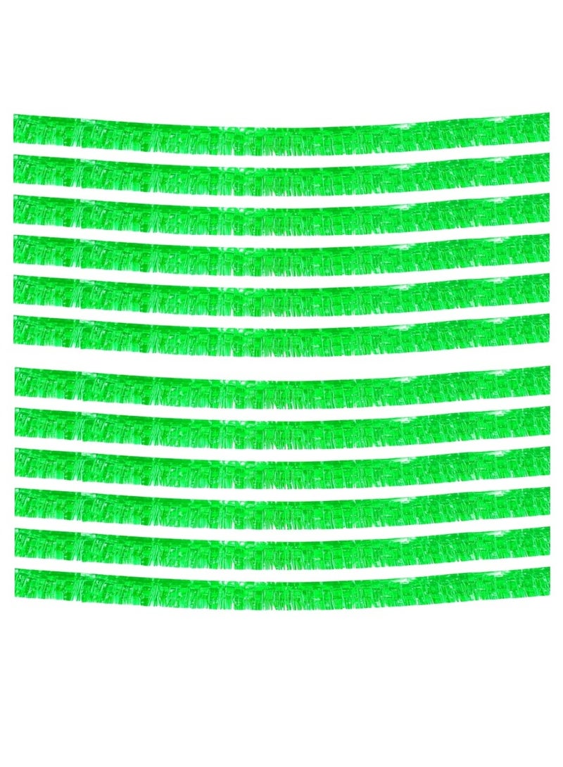 Anna 30x200cm Birthday Party Backdrop Decor - Glossy Fringe Tassel Curtain Banners (Set of 12) - Image 1