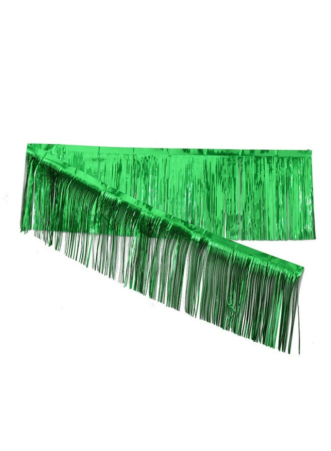 Anna 30x200cm Birthday Party Backdrop Decor - Glossy Fringe Tassel Curtain Banners (Set of 12) - Image 2