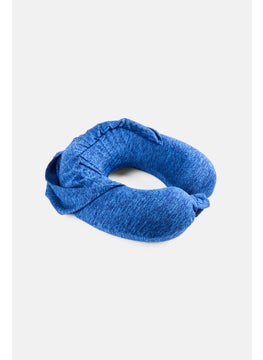 Algspar Memory Foam Travel Pillow With Hood, Blue  - Image 3