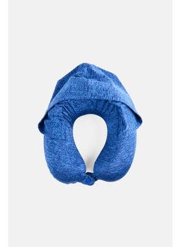 Algspar Memory Foam Travel Pillow With Hood, Blue  - Image 2