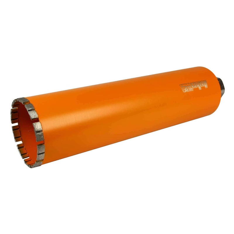 ArcherPro Archer PRO 4” in. Diamond Turbo Core Drill Bit/Hole Saw for Concrete Drilling and Masonry. 14” Drill Depth, 1-1/4” in. -7 Arbor for Core Drill Stand Rig, Dry and Wet Use - Image 1