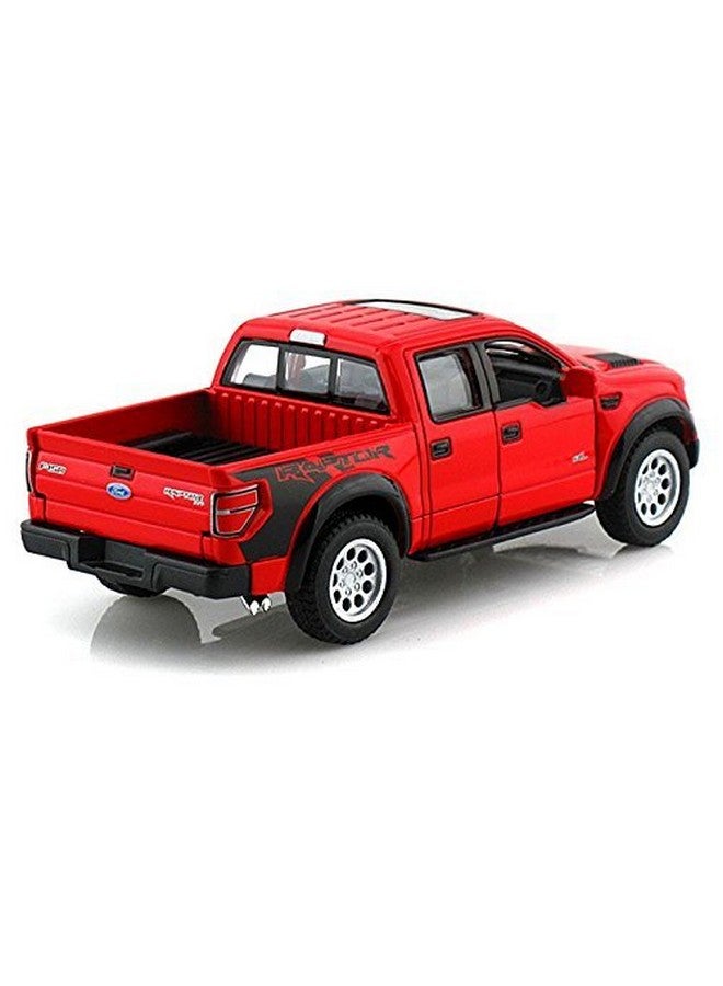KiNSMART 2013 Ford F-150 SVT Raptor Supercrew 1:46 Scale 5" Die Cast Metal Model Toy Truck SetOf4 - Image 2