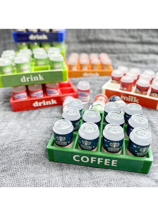 Simulation Doll House Miniature Mini Drink Model Children's Food Play DIY Refrigerator Sticker Material Soda Ornaments-Color:Small Heineken Cans Set  - Image 4