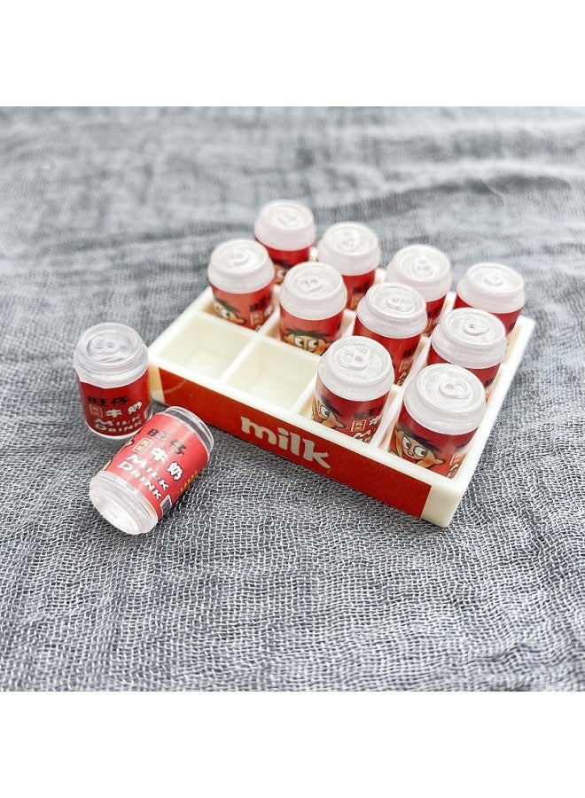 Simulation Doll House Miniature Mini Drink Model Children's Food Play DIY Refrigerator Sticker Material Soda Ornaments-Color:Small Heineken Cans Set  - Image 3