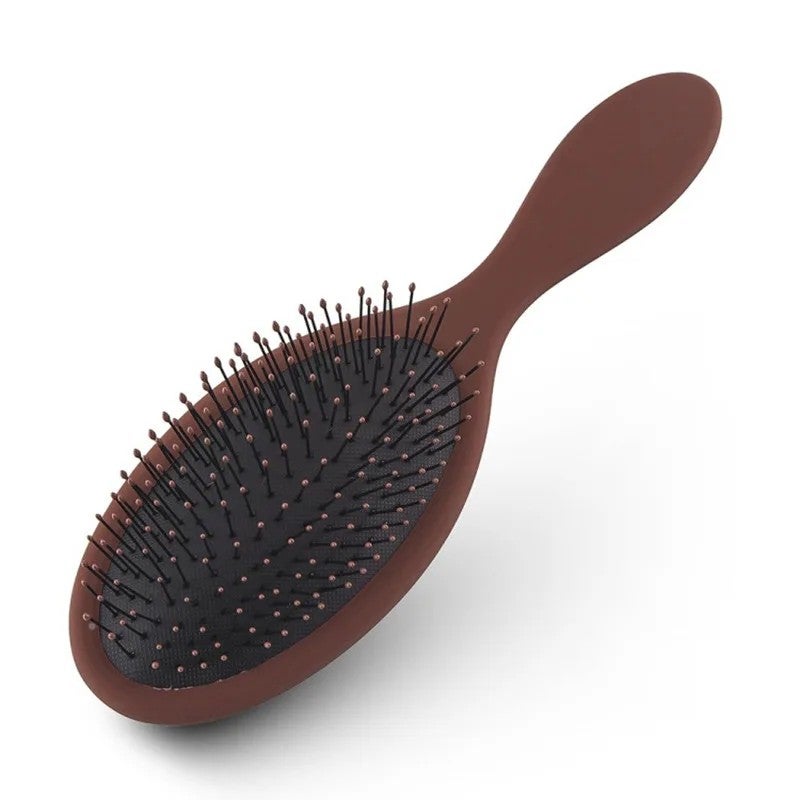 Bluejw Logo Hair Brush - Soft Flexible Bristles Hairbrush for Women Men, Detangling Brush for All Hair Types: Wet, Dry, Curly, Straight Hair - Image 1